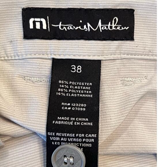 Travis Mathew Men’s 38 Gray Wanderlust Short 9” – Micro-Ripstop Golf Performance - Picture 3 of 6